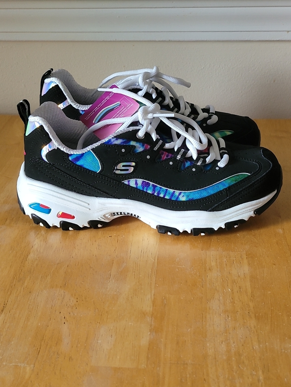 Skechers D'Lites Summer Fiesta Memory Foam Sneakers - Picture 3 of 11
